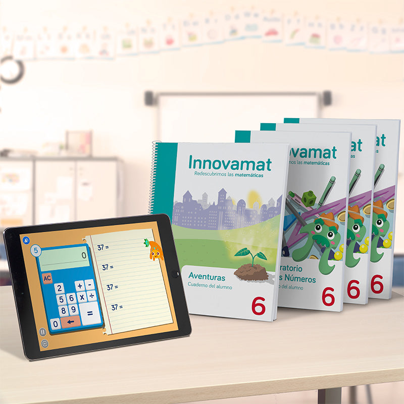 Libro Matemáticas Innovamat Pack Plus - 6º Grado (Idioma Inglés)